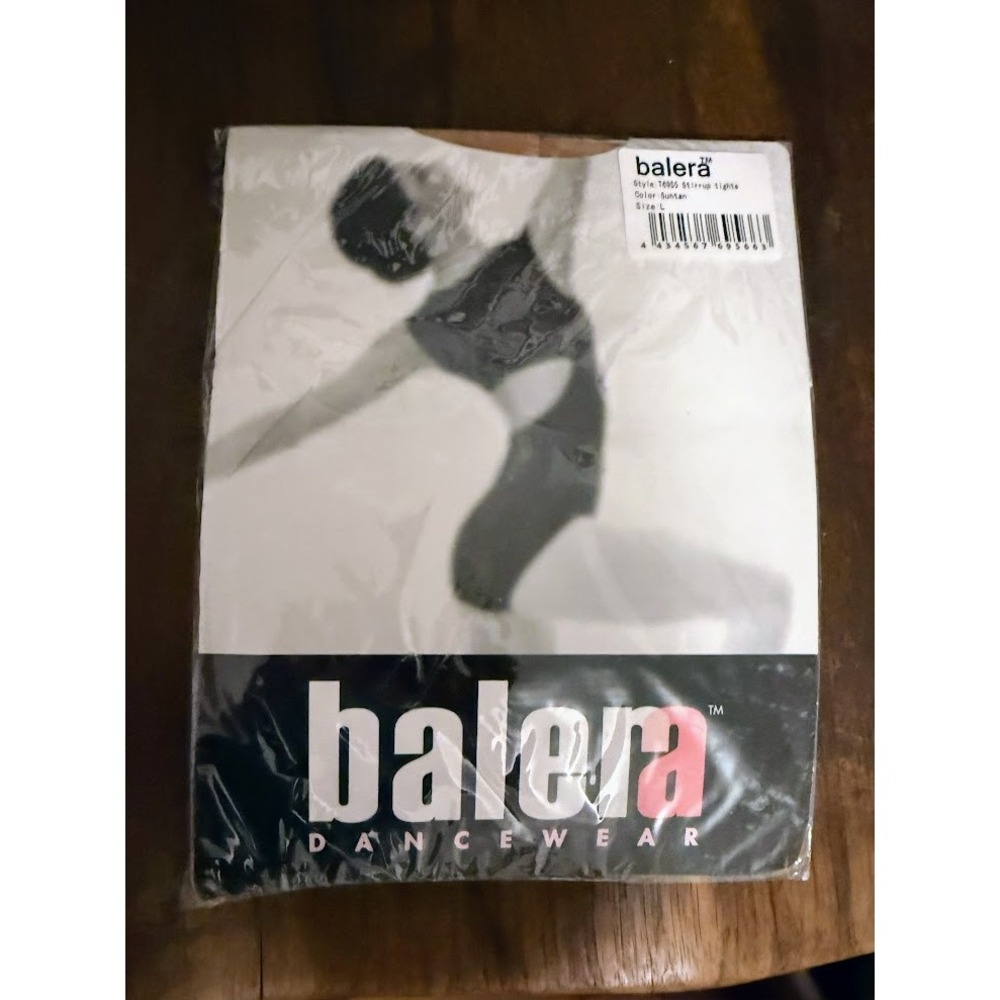 Balera Dancewear Suntan L Stirrup Tights‎ NEW
